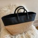 Large capacity casual hand-held grass woven tote bag - Memoo.com Large capacity casual hand-held grass woven tote bag - Memoo.com